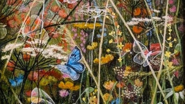 <strong>On the edge 1</strong><br/>close up view of the centre panel